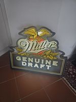 Miller Genuine Draft Leuchtreklame - Top Zustand!