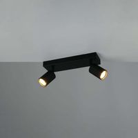 Strahler, Metall, Schwarz, 30 cm x 9 cm
