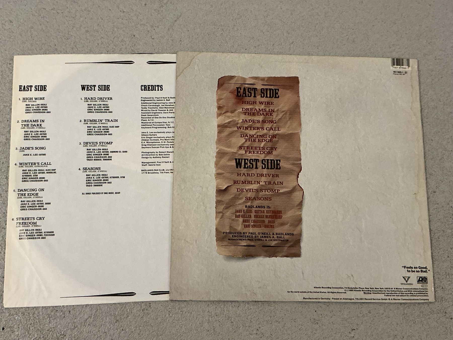 Schallplatten: Badlands LP – Gebraucht aus Winterthur von Tumko-Vinyl 2