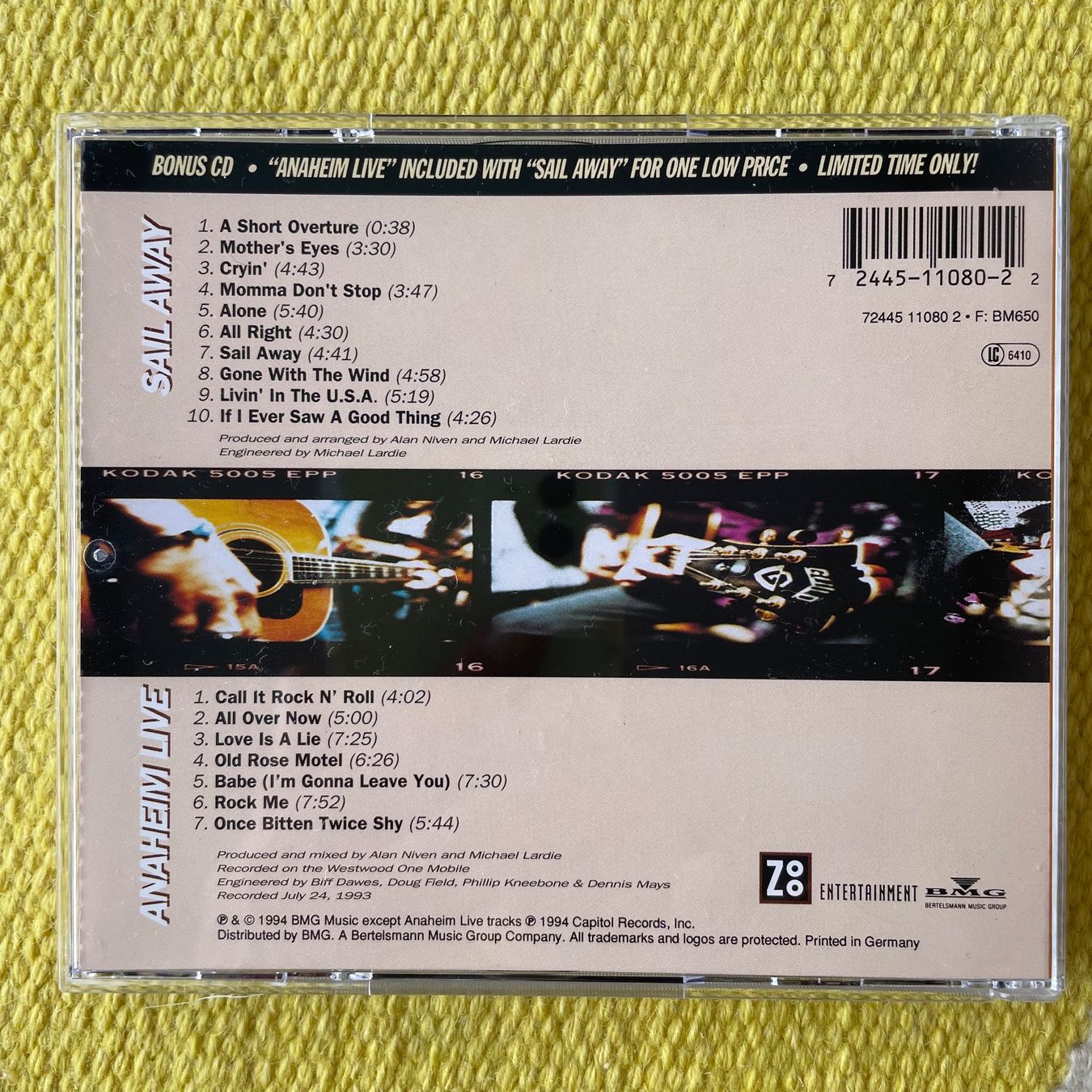 CD: GREAT WHITE-2CD SAIL AWAY – Usato da Rorschacherberg venduto da CD-Roli 1