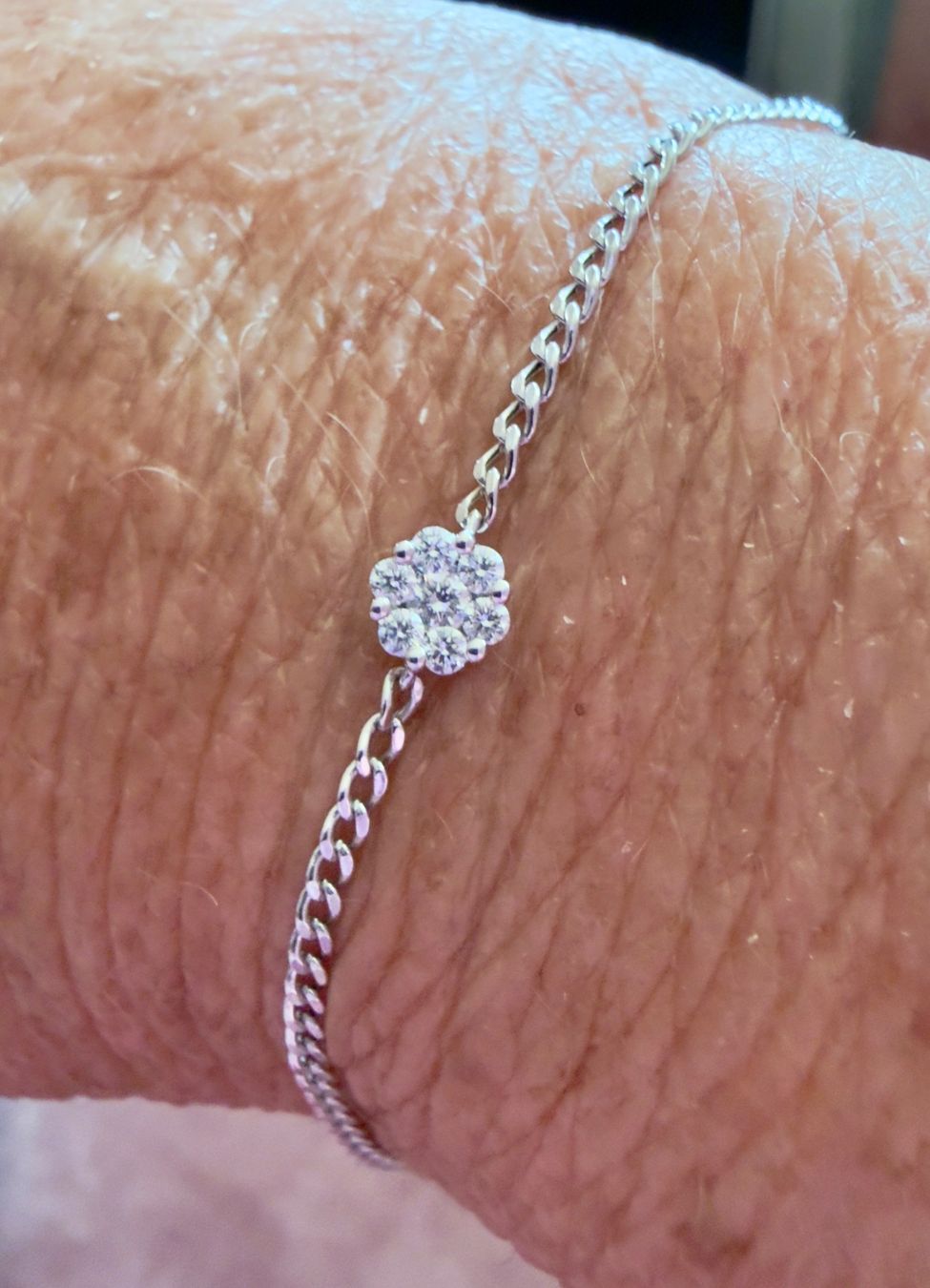Christ Bracciali & Braccialetti: Bracelet or blanc avec diamants – Nuovo (secondo la descrizione) da Bernex venduto da Cindy042
