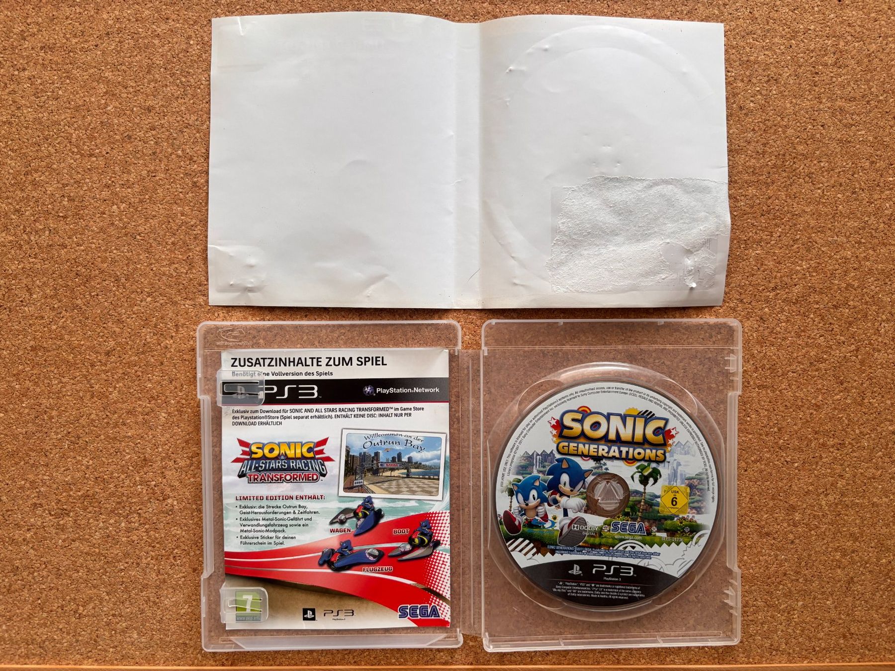 Sony Giochi: Sonic All Star Racing Transformed Playstation 3 / PS3 – Usato da Binningen venduto da samorga21