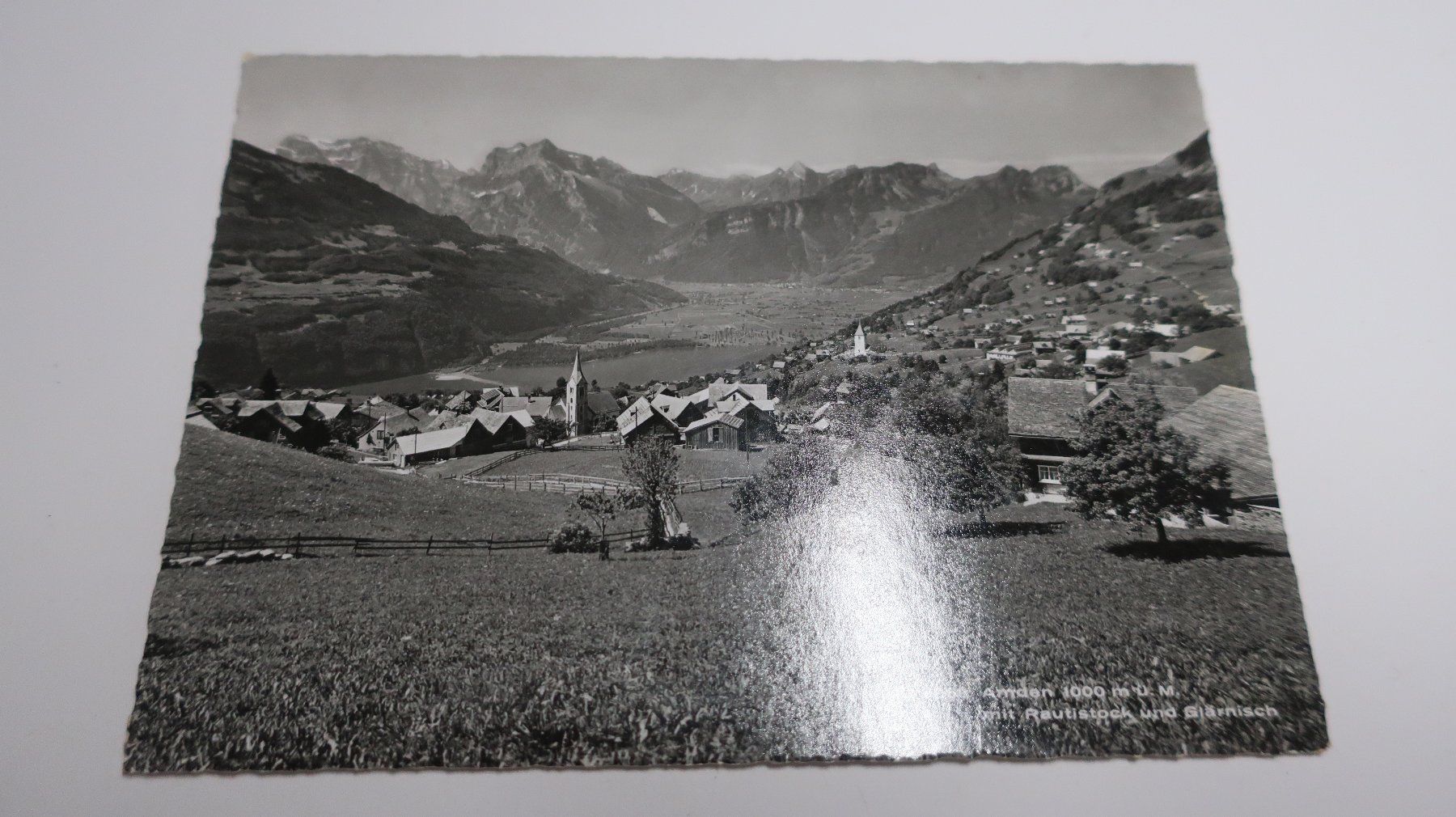 Cartoline postali: Amden mit Rautistock und Glärnisch  1956 – Usato da Cormoret venduto da Pascalll2001 1