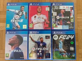 PS4 FIFA 19, 20, 21, 22, 23 + FC 24