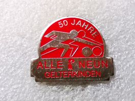 Ansteckpin 17: 50 Jahre Alle Neun Gelterkirchen