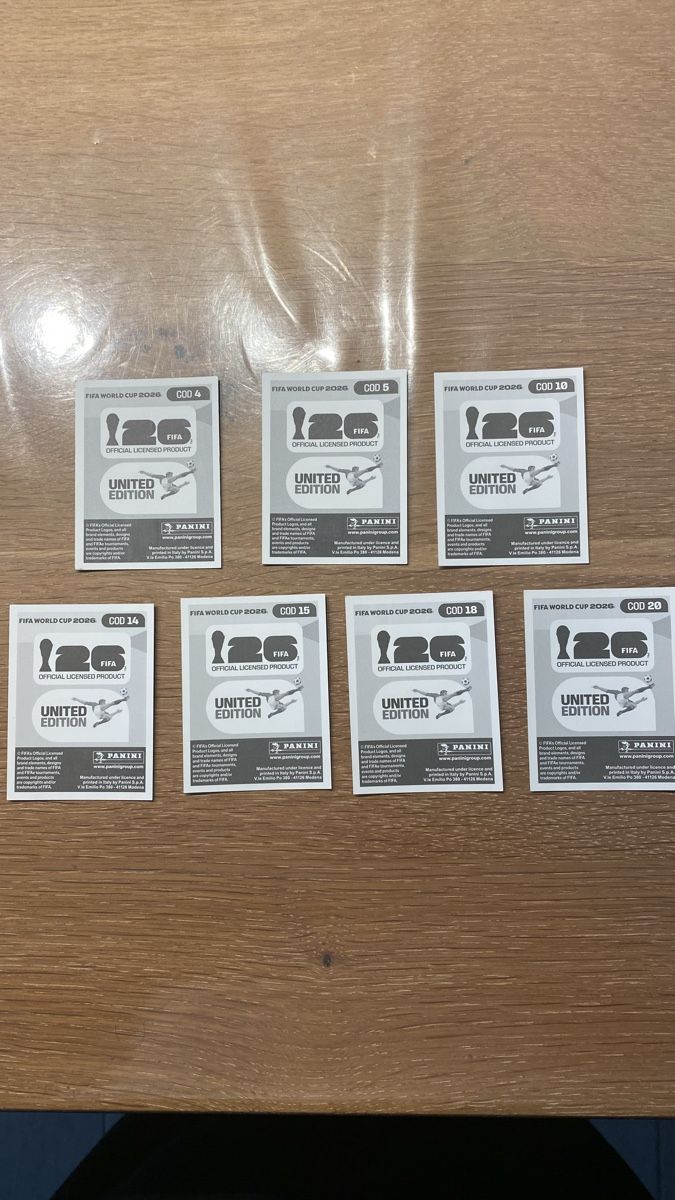 Panini Carte collezionabili: Panini Stickers - COD - 7 Stickers – Nuovo (secondo la descrizione) da Adliswil venduto da didoli 1
