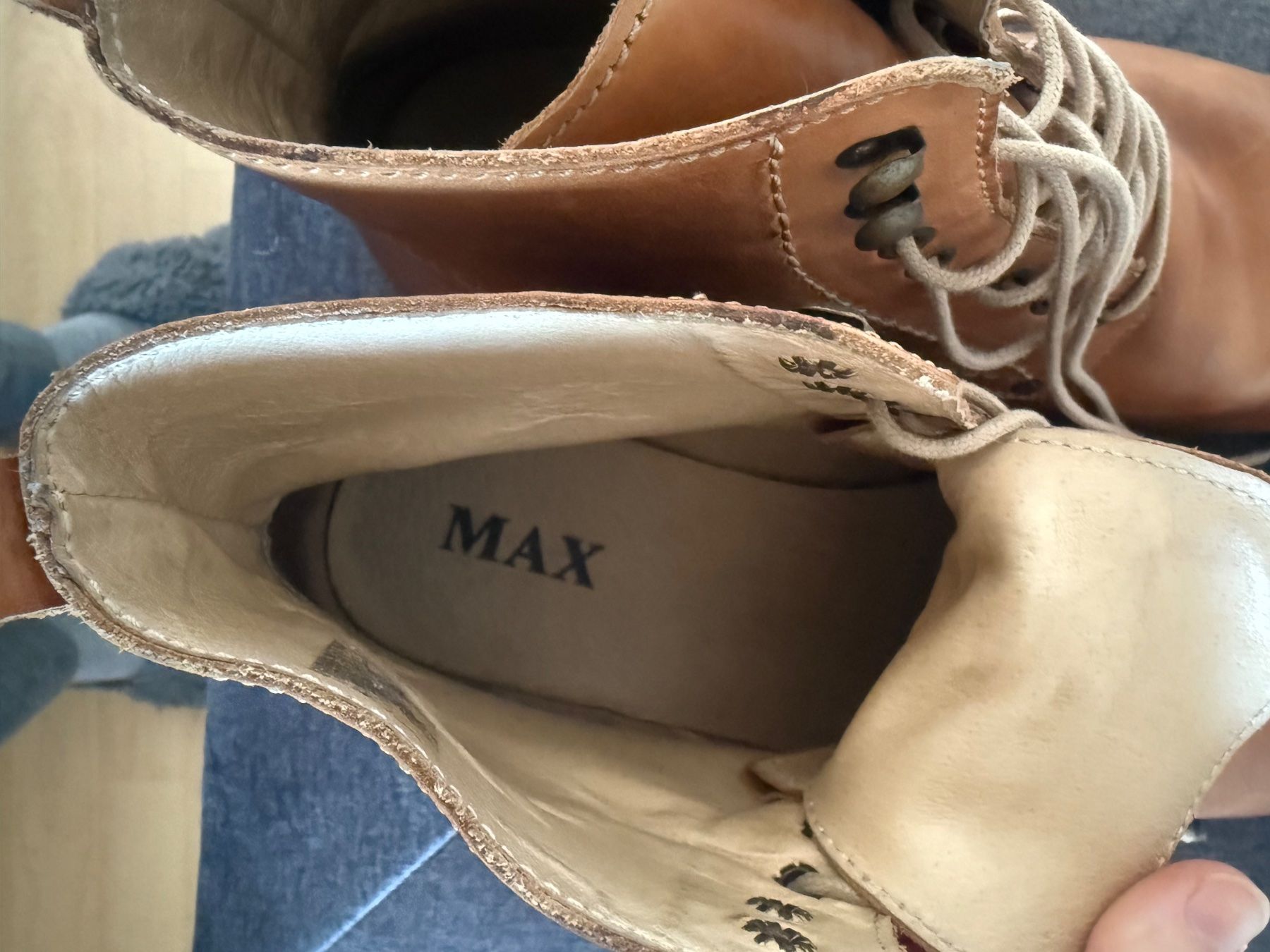 Herrenschuhe: Echtlederstiefel Gr.42/28,5cm MAX – Gebraucht aus Buchrain von nat_pl5p 8