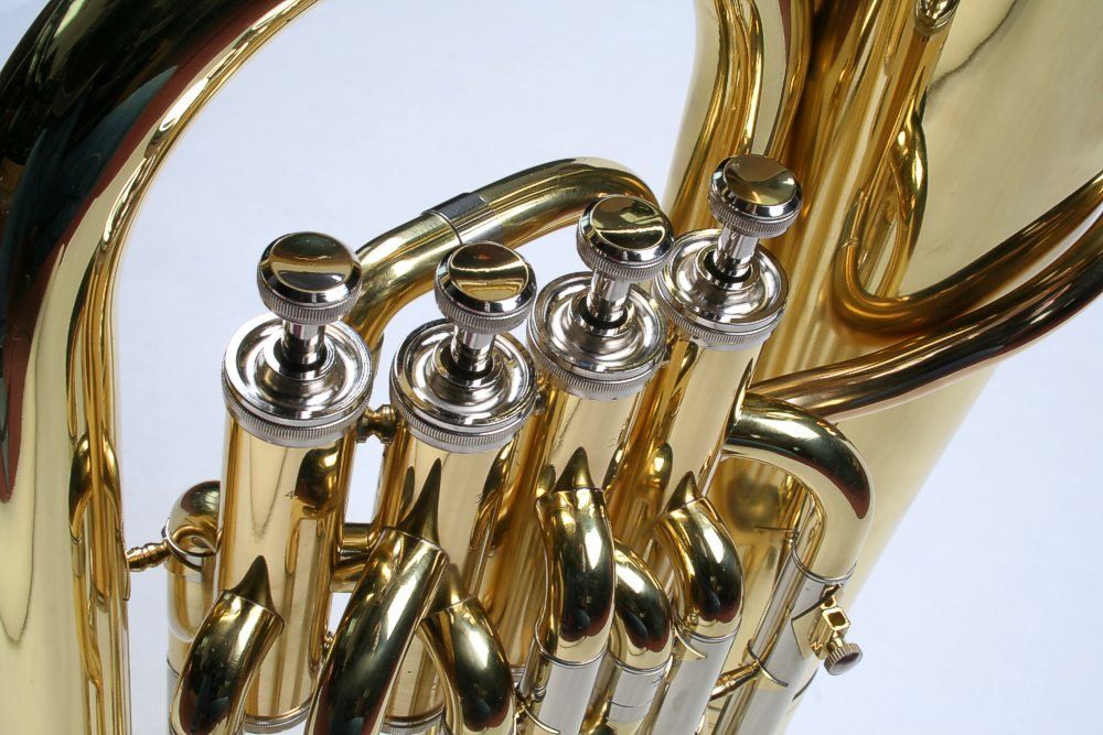 Karl Glaser Strumenti musicali: Hochwertiges Euphonium, Bb Stimmung 4 Monel Ventile – Nuovo e nell'imballaggio originale da Lostallo venduto da Guddah78 4