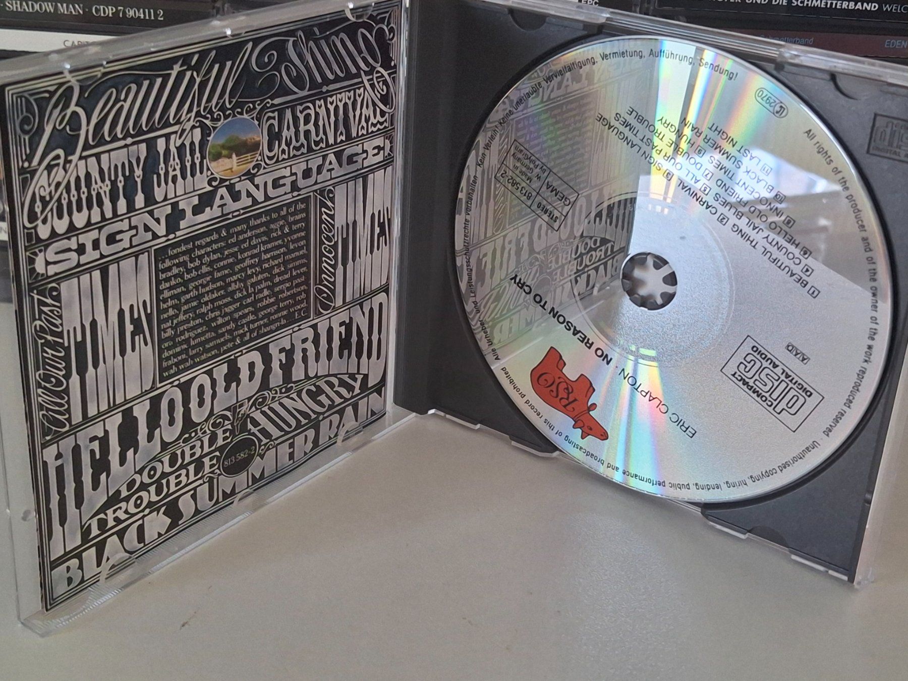 CDs: CD Eric Clapton -no reason to cry – Gebraucht aus Aarberg von Jackup1 2