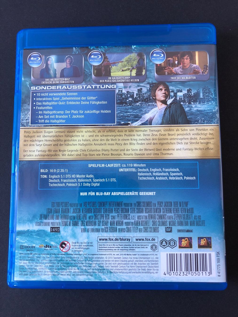 Tutti i DVDs: Percy Jackson - Diebe im Olymp (2010) - Bluray – Usato da Bern venduto da McFlurry_08 1