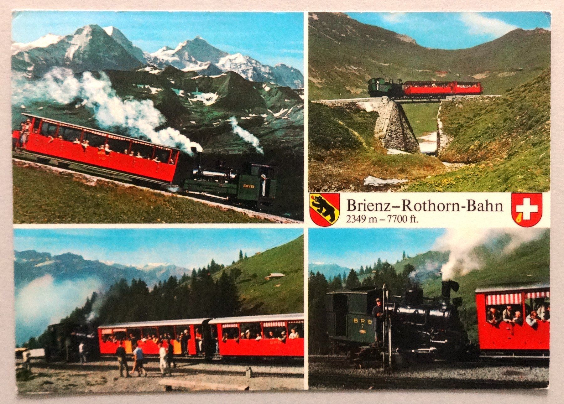 Cartoline postali: Brienz Rothorn Bahn – Usato da Fétigny venduto da Billy2miny
