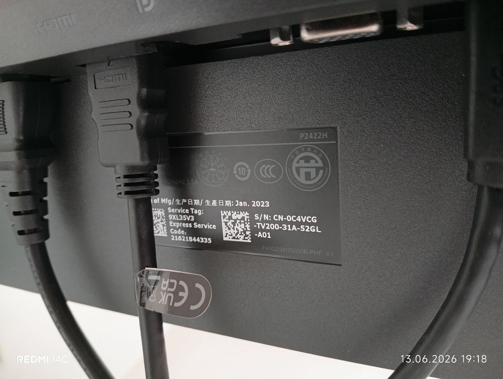 Dell Monitor: Monitor Dell P2422H – Usato da Luzern venduto da napolibobi