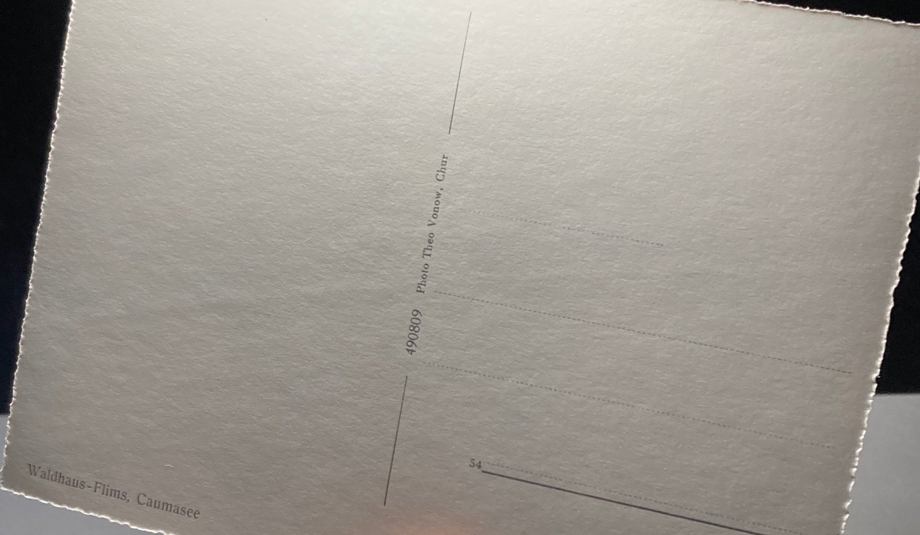 Cartoline postali: Waldhaus Flims, Caumasee – Usato da Lenzburg venduto da fh1 5