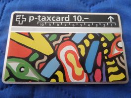 PTT p-taxcard 10.- farbig Collectors neuwertig