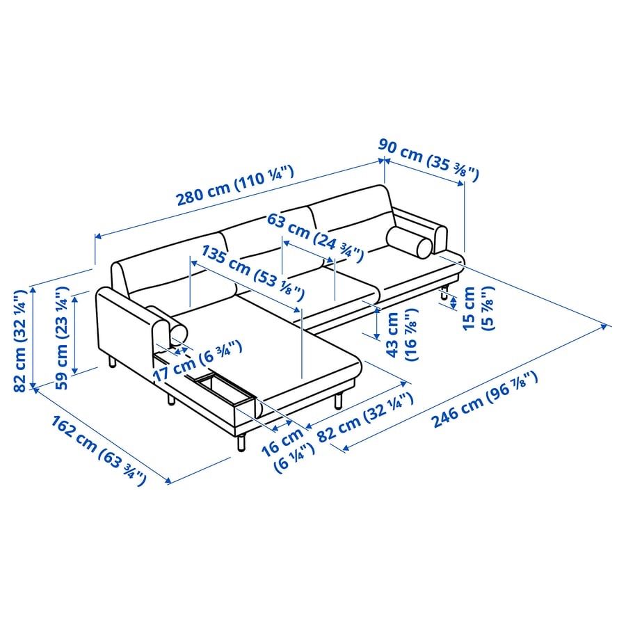 Ikea Sofas: LÅNGARYD Sofa IKEA – D'occasion à Zürich par latte_artist 5
