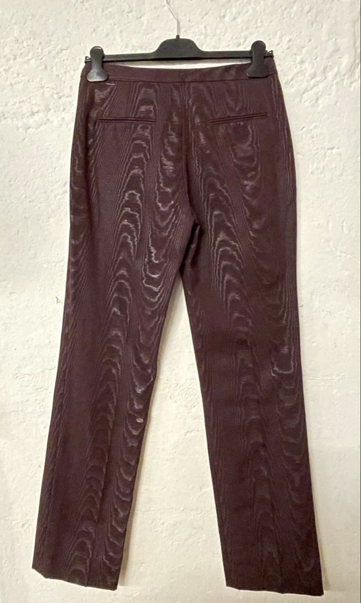Pantaloni: Hose aubergine, Moiré, Grösse 36 – Nuovo (secondo la descrizione) da Zürich venduto da Peach_Store 1