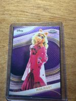 2025 Topps Chrome Disney Miss Piggy Card Purple/75