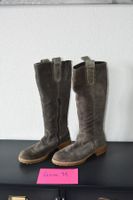Kniehohe Wildlederstiefel – Grösse 41