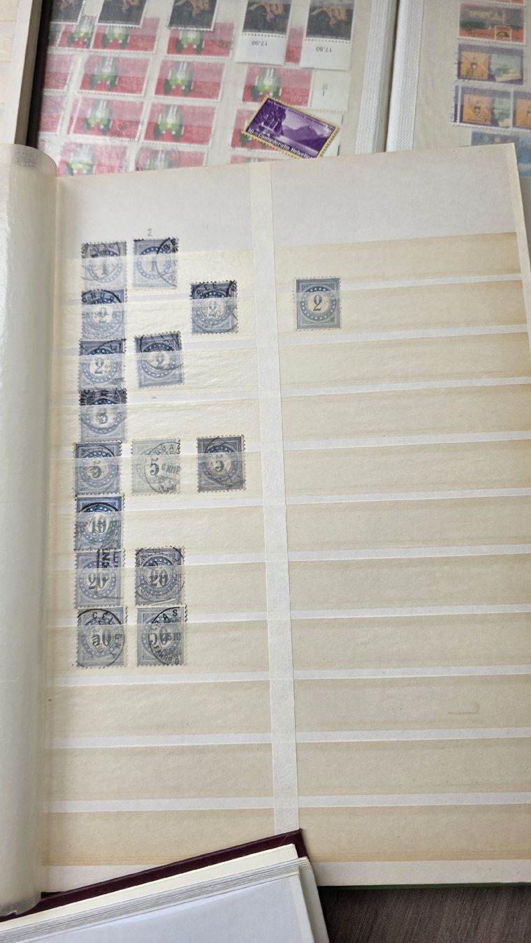 Tous les timbres: Grosse Sammlung Briefmarken Schweiz – D'occasion à Reichenburg par ibiza18 7