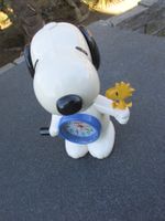 Snoopy Figur als Uhr und Wecker mit neuen Batterien