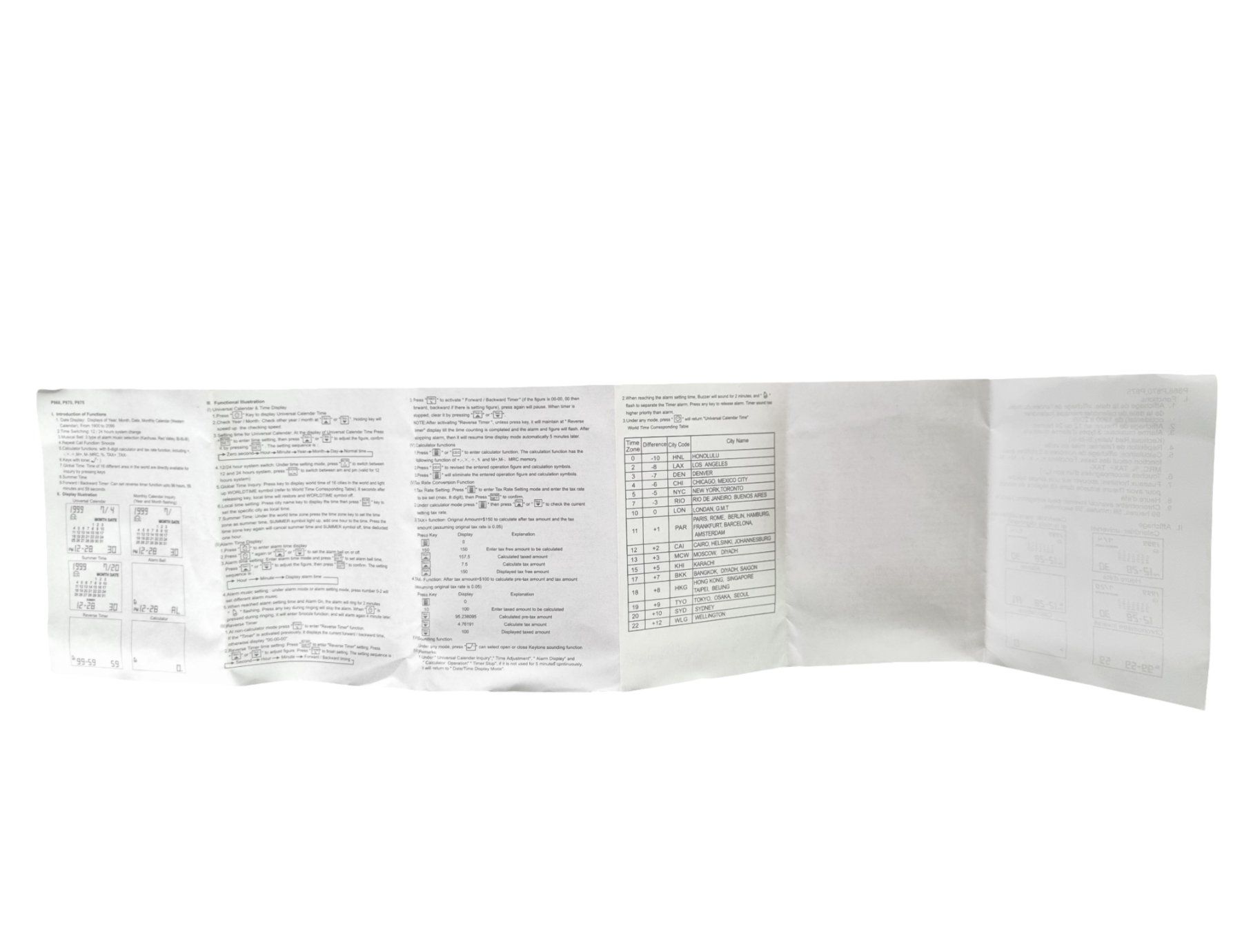 Orologi: Weltzeitumrechner P-868 – Usato da Wangen b. Olten venduto da Restwert_Wangen 5