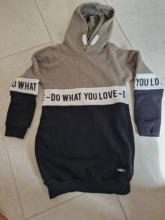 Hoodie, Gr. 116, Kleid Kapuzenpullover, Rock, Pullover