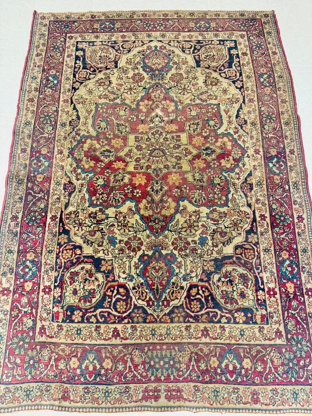 Tappeti: Antiker Persisch Teppich, Kashan 123X180 – Usato da Mols venduto da armanwalensee
