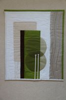 Unikat Handarbeit - Wandquilt - Wandbild 58 x 69 cm