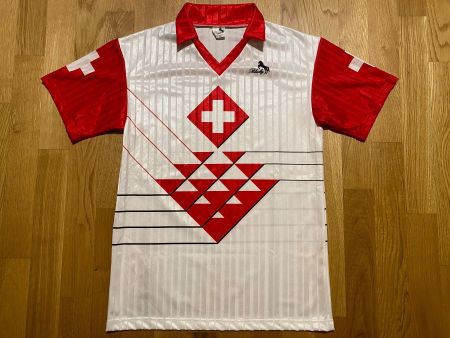 ORIGINAL SCHWEIZ NATI TRAININGS TRIKOT BLACKY 1990/91 M