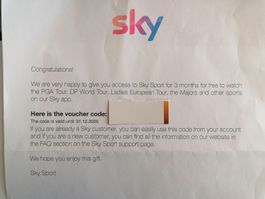 Sky Sport Gutschein 3 Monate gültig bis 31.12.2026