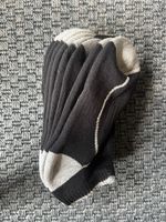Socken, Grösse 35-38, Schwarz/Grau, neu, 8stk, 4 paar