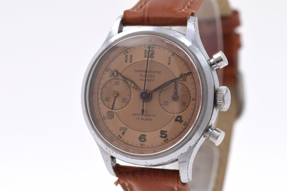 Mouvement De Montre Suisse Landeron 148 - Pour Chronographe Mécanique - Pièce D'occasion