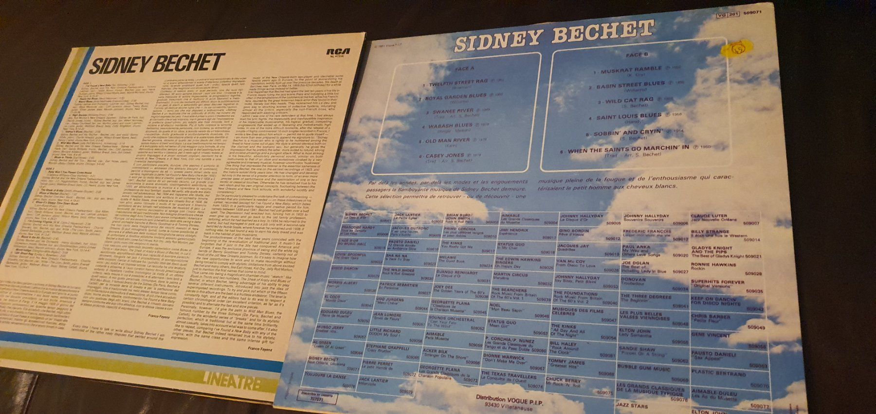 Dischi in vinile: 4x LP Sidney Bechet RCA Discoclub Vogue PIP – Usato da Baden venduto da swiss-alps 3