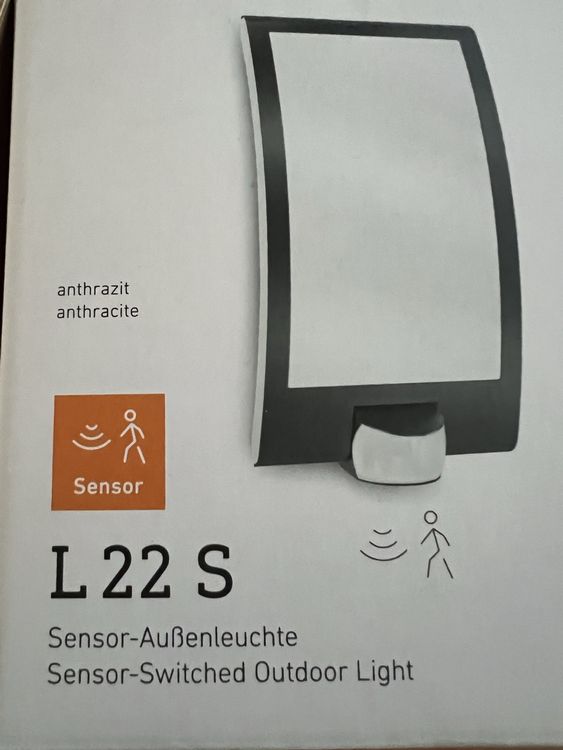 Steinel Lampe Steinel L 22 S Sensor-Außenleuchte, Edelstahl (009816) Elektroshop Wagner Steinel Xled Home