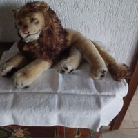 grosser Löwe von Steiff 50 cm breit um 1960