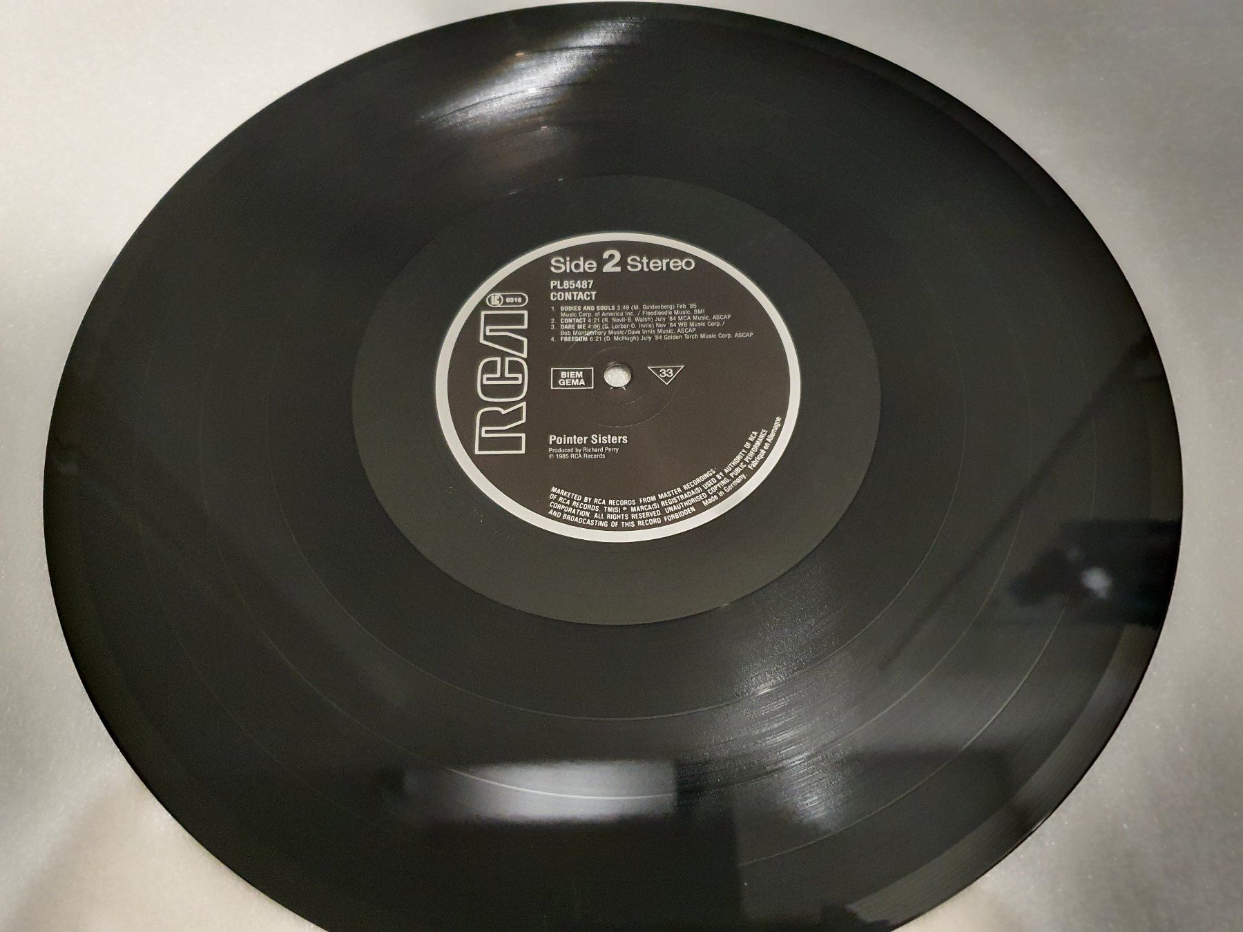 Dischi in vinile: Pointer Sisters – Contact – Usato da Uster venduto da Vinyl-Leidenschaft 4