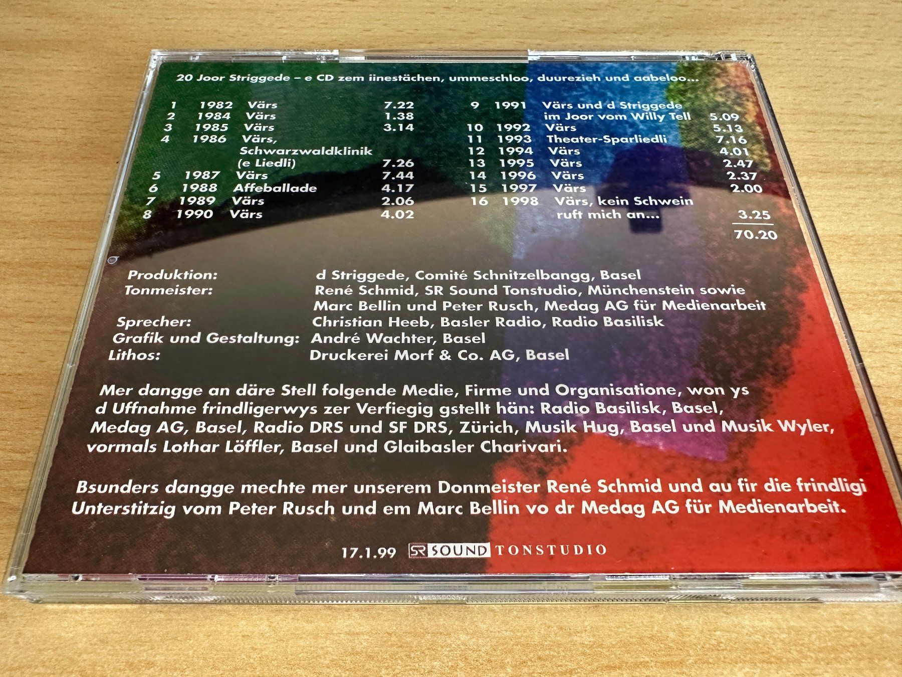 CD: Striggede – 20 Joor Striggede – Usato da Rikon im Tösstal venduto da Alpenmutz 1