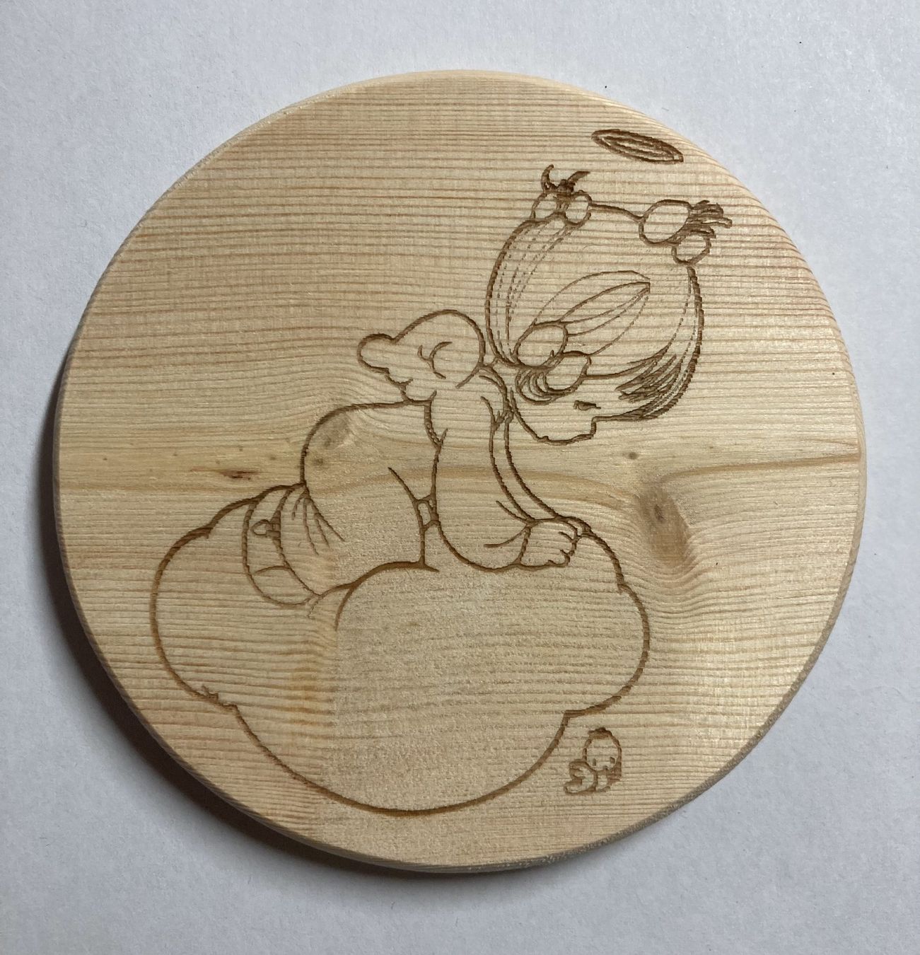 Sottobicchieri: Untersetzer-Set Engel – Nuovo e nell'imballaggio originale da Trimmis venduto da Laserart_FN 1