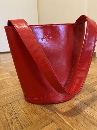 Rote Vintage-Schultertasche von Paloma Wool