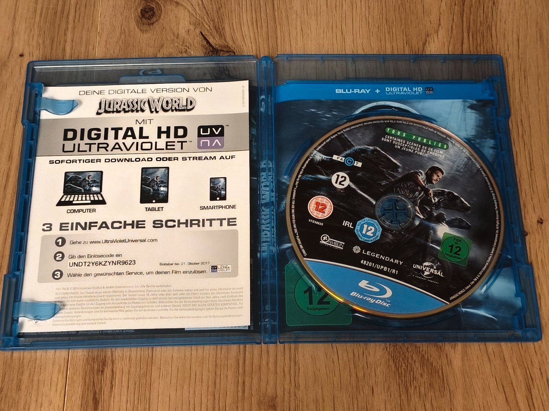 Tutti i DVDs: Jurassic World – (Blu-Ray/2015) – Usato da Schaffhausen venduto da philscardstore 5