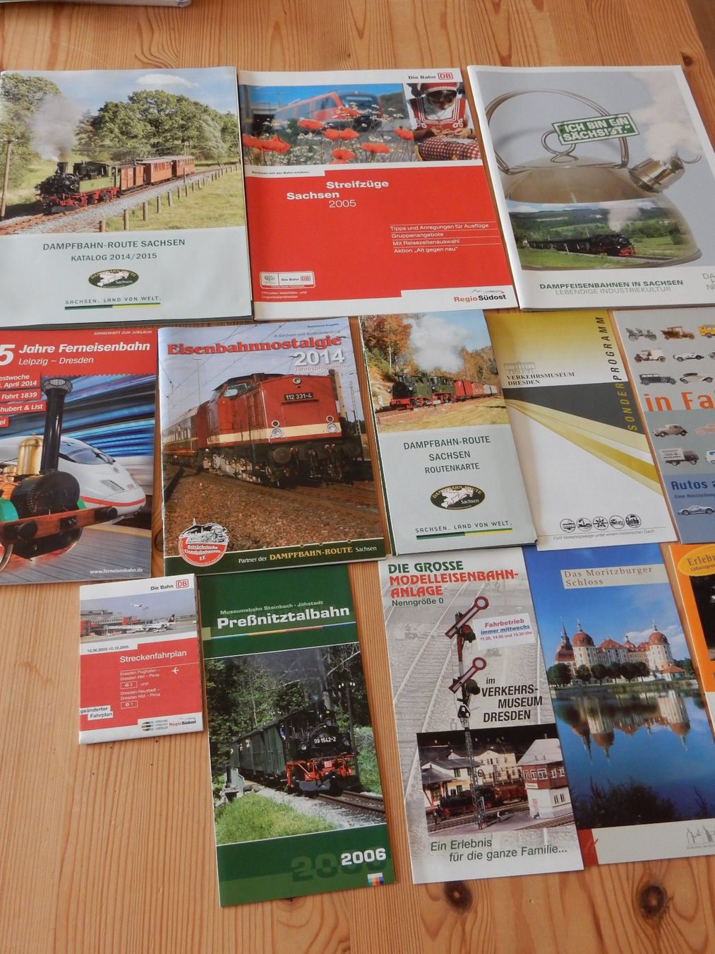 Riviste & Magazine: 11 Dampflok-Kataloge Sachsen-Sammlung Eisenbahn – Usato da Jona venduto da JOberg_25 1