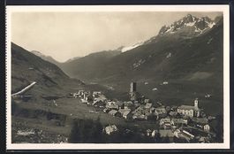 Hospental, Totalansicht aus der Vogelsch