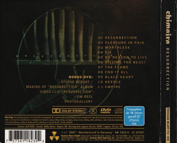 CDs: Chimaira – Resurrection   CD+DVD – Gebraucht aus Gingins von Demonseed 1