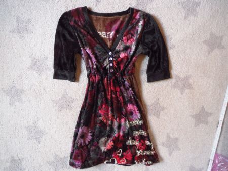 spezielles DESIGUAL Damen Long Bluse Gr S