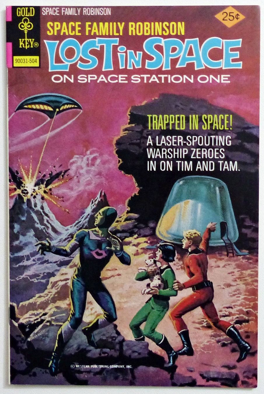 SPACE FAMILY ROBINSON #43 LOST IN SPACE SCI-FI GOLD KEY 1975 (Gebraucht ...