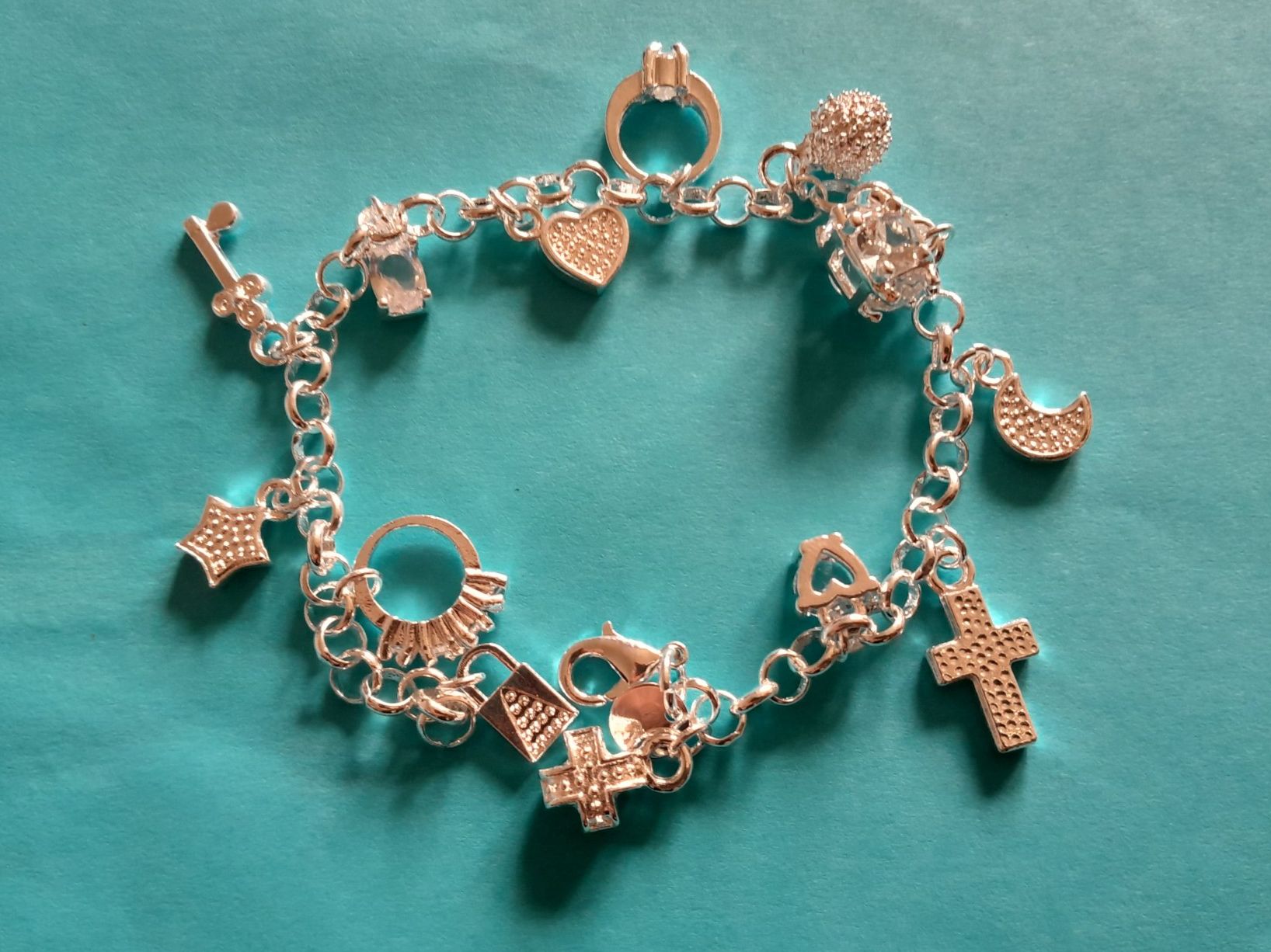 Bracciali & Braccialetti: Armkette mit 2 Steinen, 19g, 20cm – Usato da Aarau venduto da Reto_BA_01