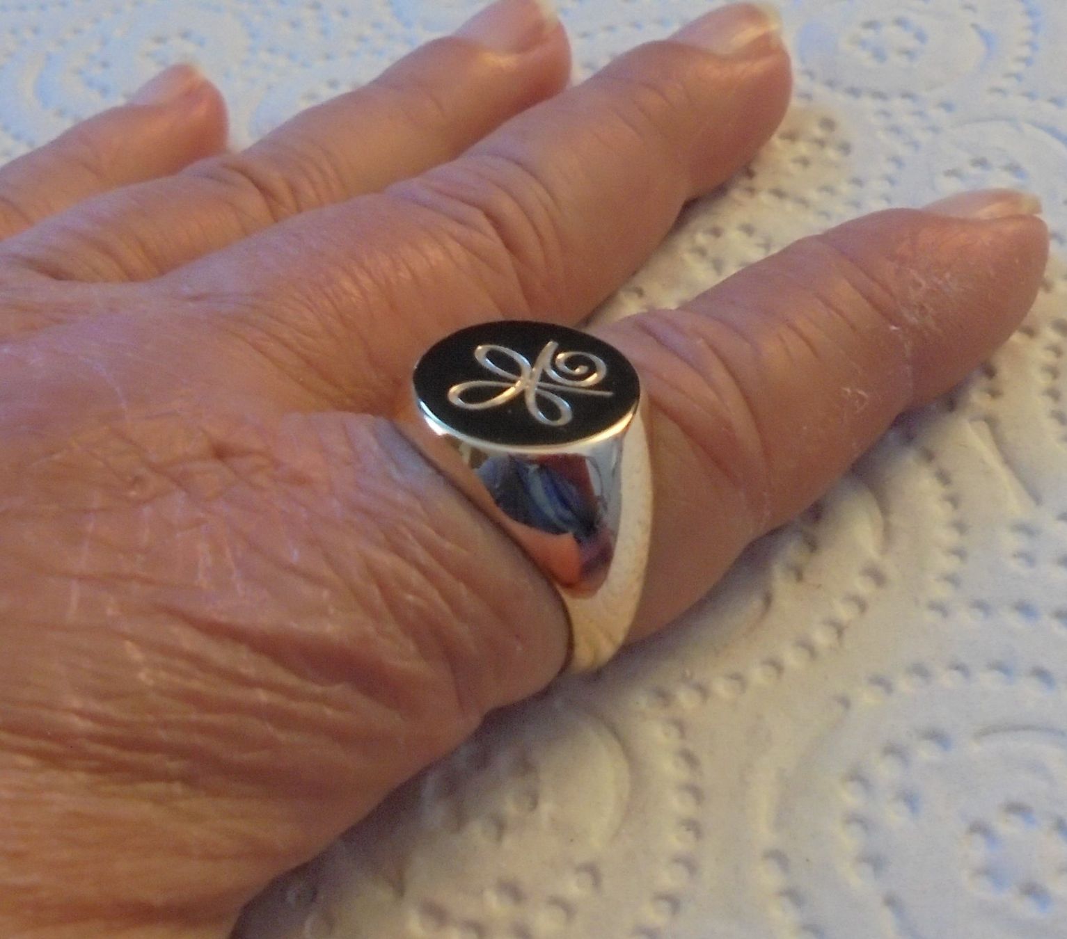 Anelli: Echtschmuck: Herrenring, Silberring vergoldet 19/60 – Nuovo (secondo la descrizione) da Zuchwil venduto da maumauchi 7