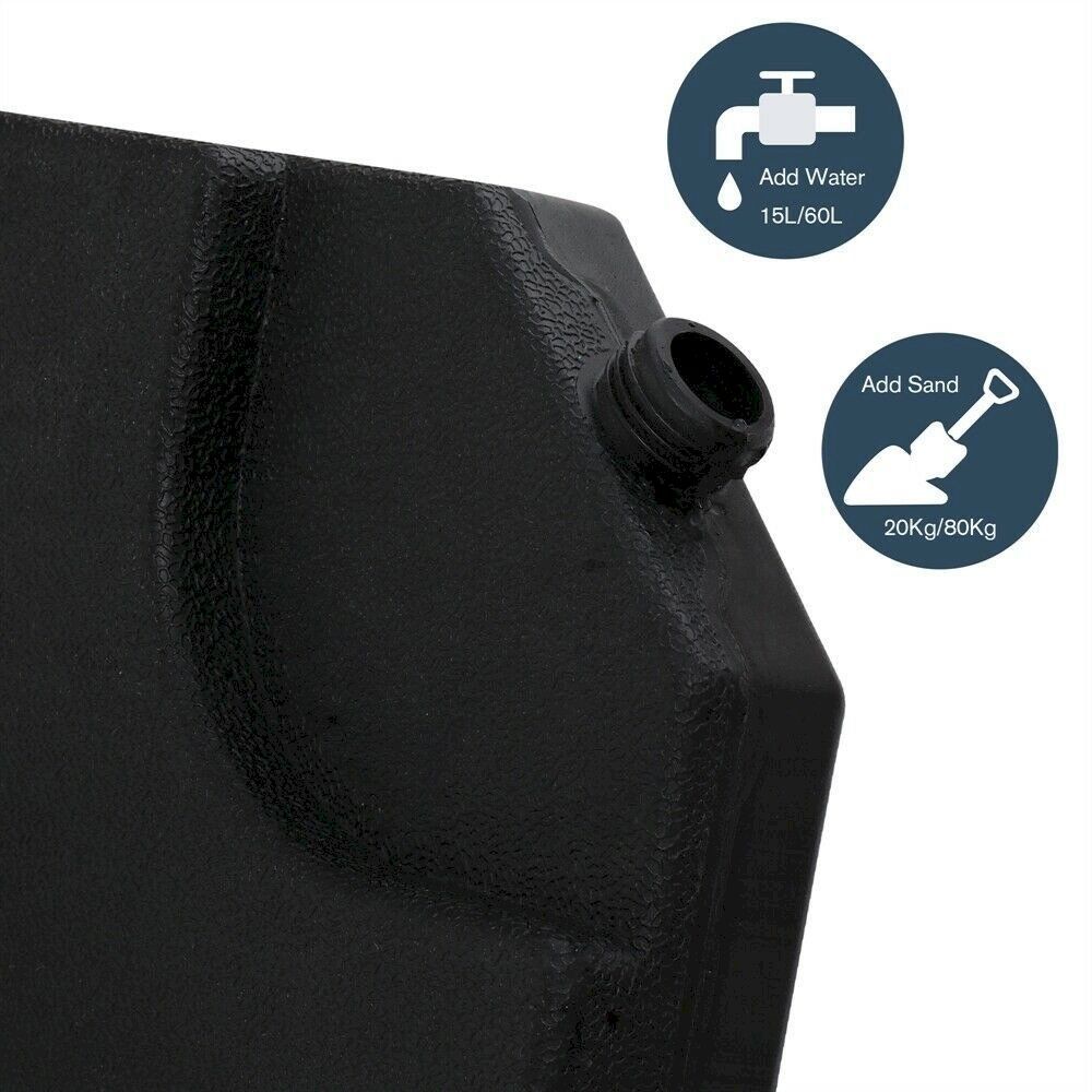 Sonnenschirme: Sonnenschirmständer 60 L / 80 kg Schwarz – Neu und originalverpackt aus Bottighofen von zaap 1