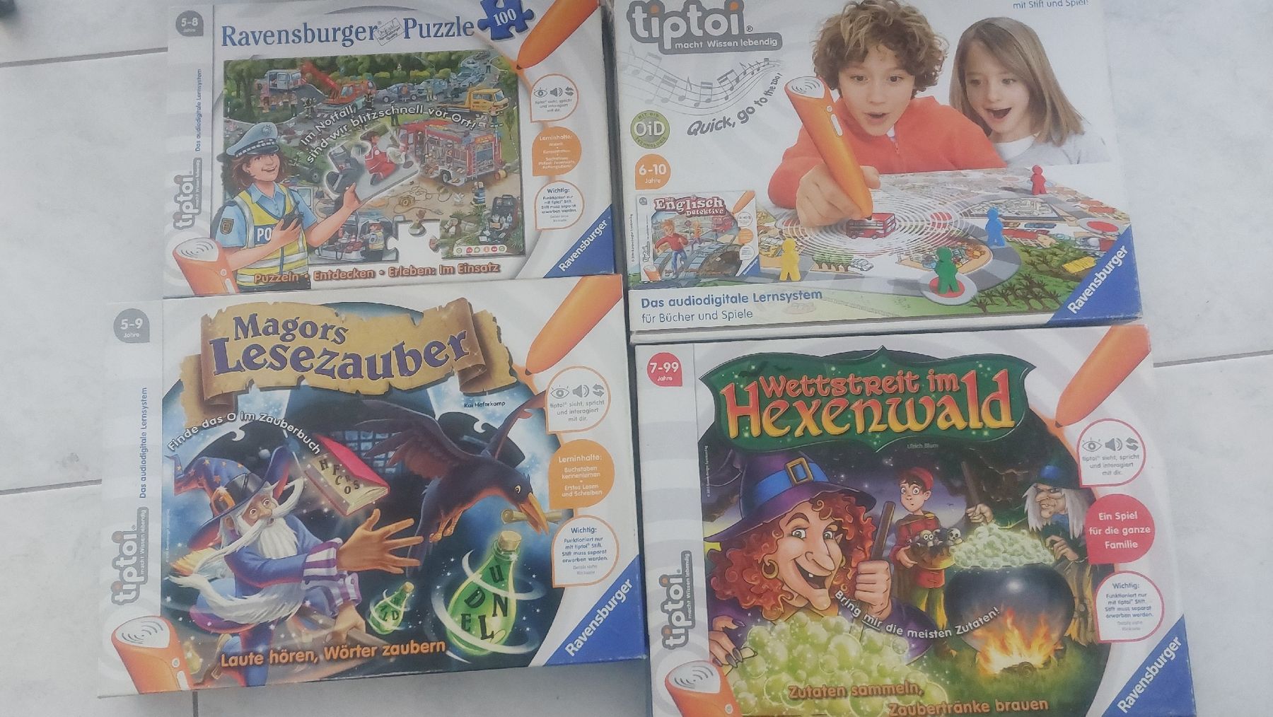 Tiptoi Giochi: tiptoi Bundle: Starter-Set mit Stift + 3 Spiele – Usato da Biberist venduto da jan_zk56