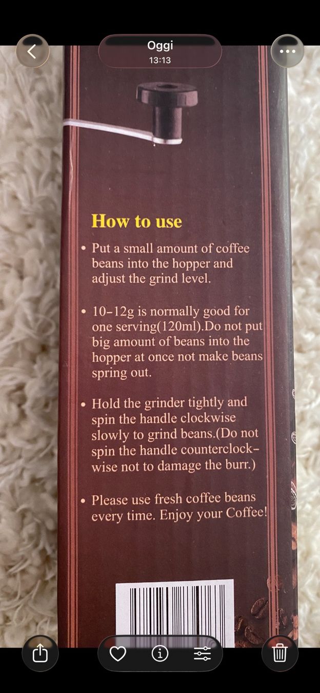 Küchengeräte: Kaffeemühle – Neu und originalverpackt aus Lugano von dir_5287 1